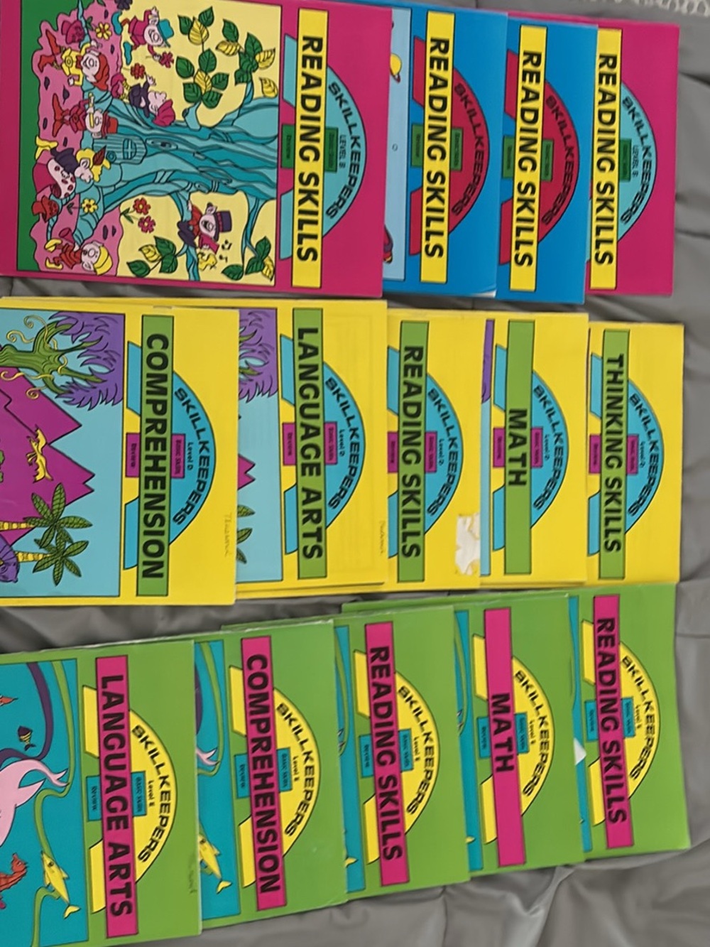 Skill-Keepers Reading & Language Arts Workbooks - Bright Multi-Color Covers